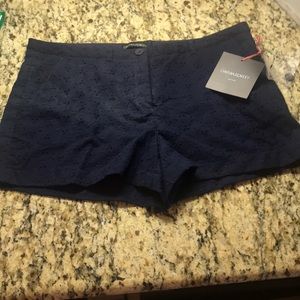Cynthia Rowley Navy Blue Shorts